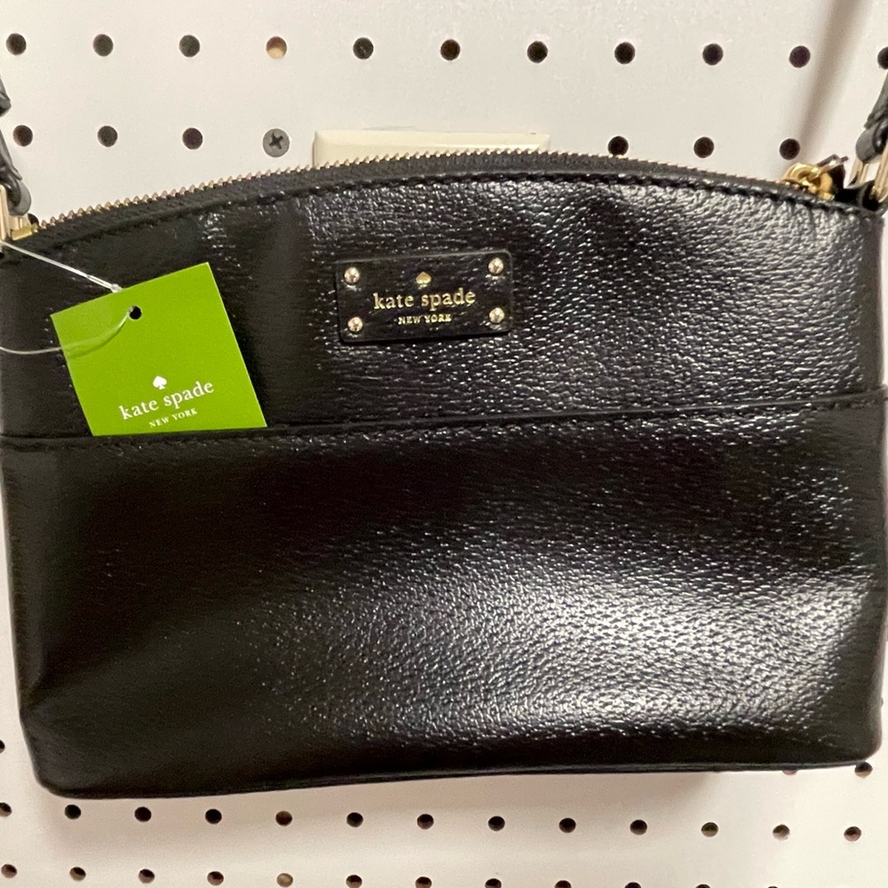 KATE SPADE BLACK CROSSBODY, NWT